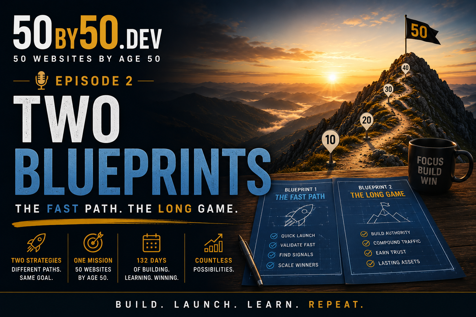 Episode 2: Two blueprints for launching 50 websites — cover